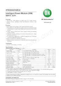 STK544UC62K-E Datasheet Cover