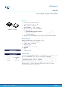 STSPIN220 Datasheet Cover