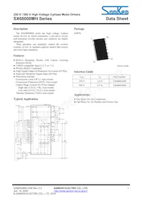 SX68003MH Datenblatt Cover