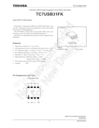 TC7USB31FK(TE85L Datasheet Cover