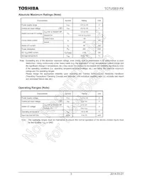 TC7USB31FK(TE85L Datasheet Page 3