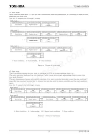 TC94B15WBG(EB Datasheet Pagina 5