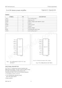 TDA1517/N3 Datasheet Pagina 4
