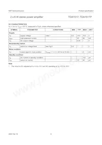 TDA1517/N3 Datasheet Page 6