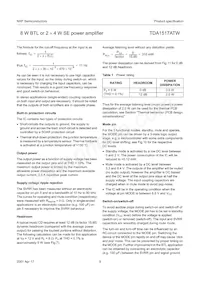TDA1517ATW/N1 Datasheet Page 9
