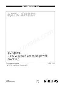 TDA1519/N2 Datasheet Cover