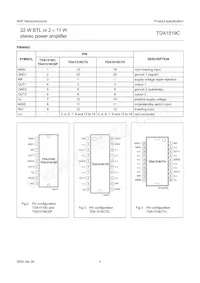 TDA1519C/N3C Datasheet Page 5