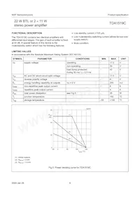 TDA1519C/N3C Datasheet Page 6