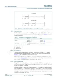 TDA1566TH/N1C Datasheet Pagina 8