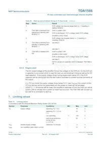 TDA1566TH/N1C Datasheet Pagina 19
