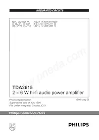 TDA2615/N1 Datenblatt Cover