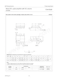 TDA7052B/N1 Datasheet Pagina 12