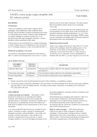 TDA7056A/N2 Datasheet Page 9
