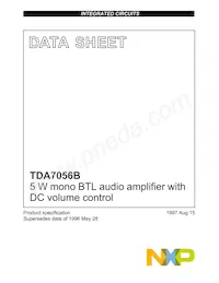 TDA7056B/N1 Datasheet Cover