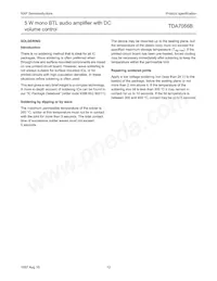 TDA7056B/N1 Datasheet Page 12