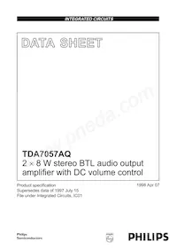 TDA7057AQ/N2數據表 封面