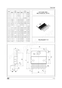 TDA7350 Datasheet Page 21