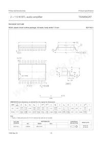 TDA8542AT/N1 Datasheet Page 16