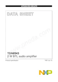 TDA8543T/N1數據表 封面