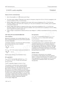 TDA8543T/N1 Datasheet Page 7