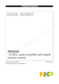 TDA8551T/N1數據表 封面