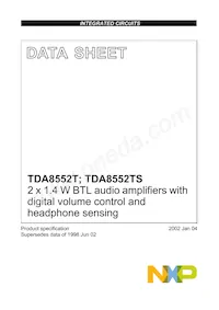 TDA8552T/N1 Datenblatt Cover