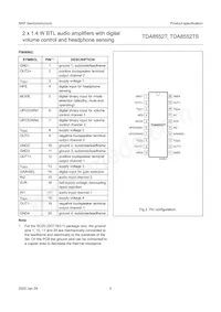 TDA8552T/N1 Datasheet Page 5
