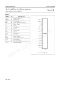 TDA8561Q/N3C Datasheet Page 4