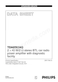 TDA8563AQ/N2C數據表 封面