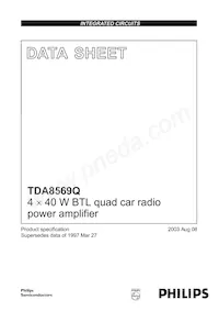 TDA8569Q/N1S數據表 封面