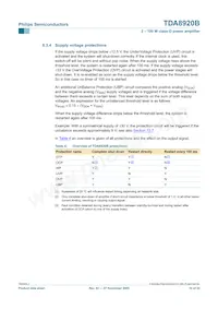 TDA8920BJ/N2 Datasheet Page 10