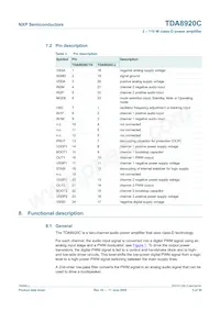 TDA8920CJ/N1 Datasheet Page 5