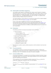 TDA8920CJ/N1 Datasheet Pagina 8