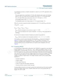 TDA8920CJ/N1 Datasheet Page 20