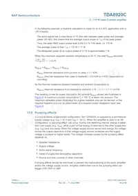 TDA8920CJ/N1 Datasheet Pagina 20