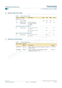 TDA8922BJ/N2 Datasheet Page 2