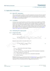TDA8922CJ/N1 Datenblatt Seite 17