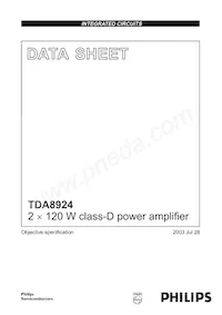 TDA8924TH/N2數據表 封面