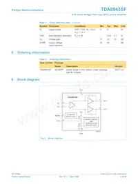 TDA8943SF/N1 Datasheet Page 2