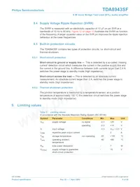 TDA8943SF/N1數據表 頁面 6