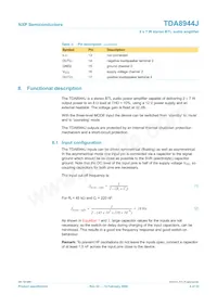 TDA8944J/N1 Datasheet Page 4