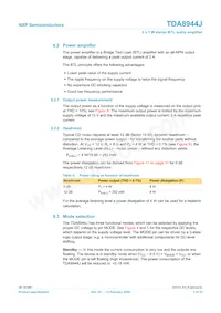 TDA8944J/N1 Datasheet Page 5