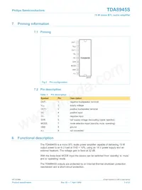TDA8945S/N1 Datasheet Page 3
