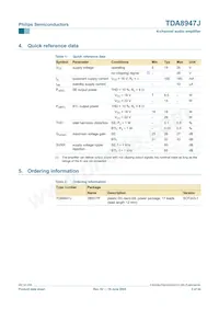 TDA8947J/N3 Datasheet Page 2