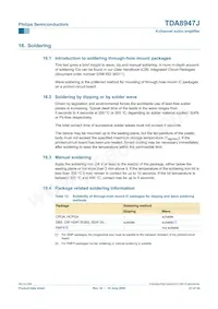 TDA8947J/N3 Datasheet Page 21