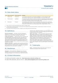 TDA8947J/N3 Datasheet Page 23