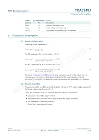 TDA8948J/N1 Datasheet Pagina 5