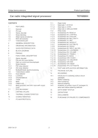 TEF6890H/V3 Datasheet Page 2