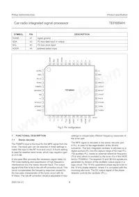 TEF6894H/V3 Datasheet Page 8