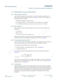 TFA9879HN/N1數據表 頁面 11